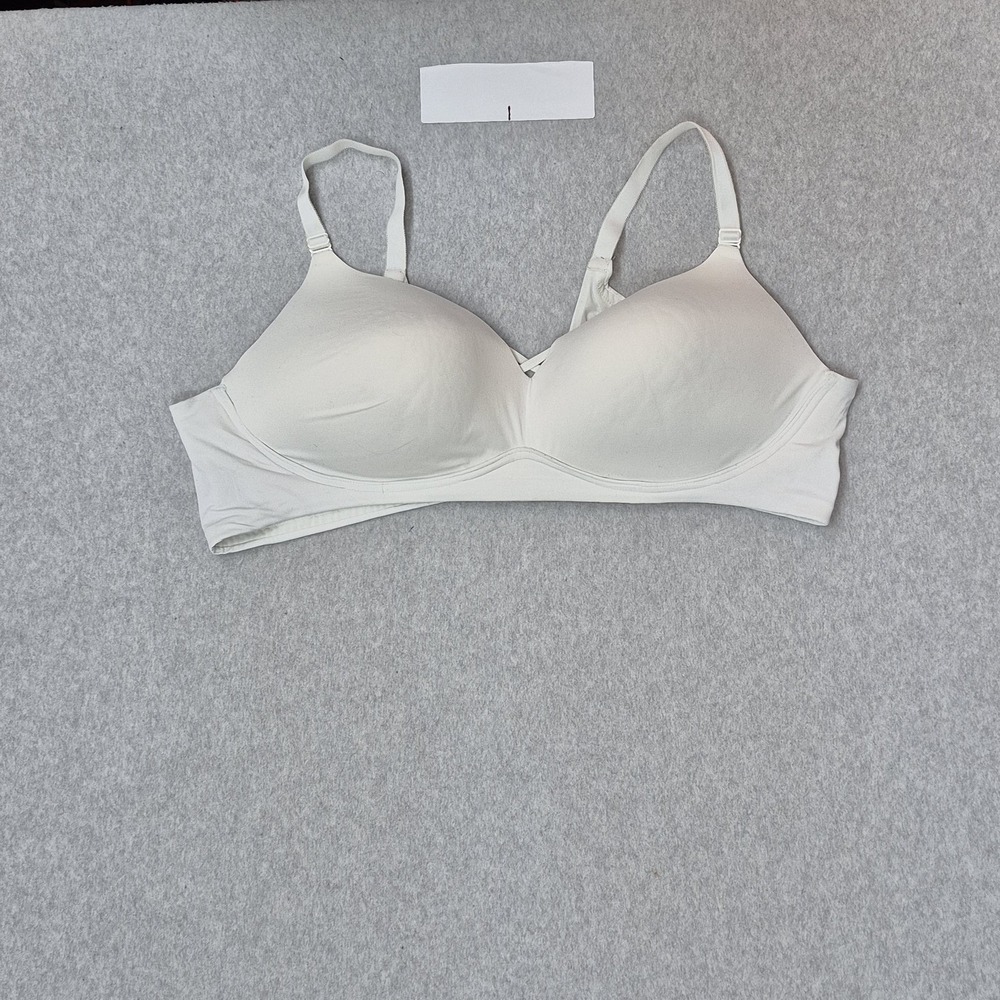 Torrid Women Bra 50B White T Shirt Wireless Strap Adjustable READ